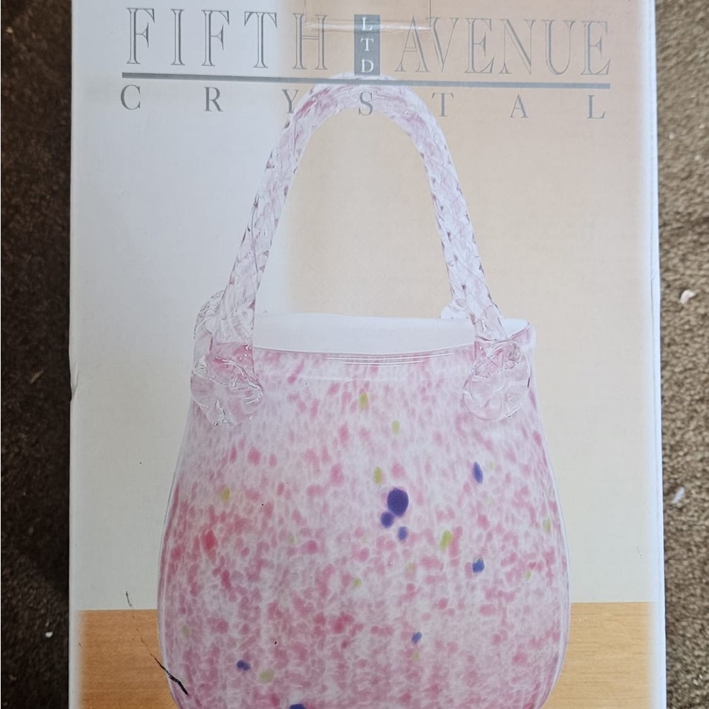 Fifth Avenue Crystal Glass handbag